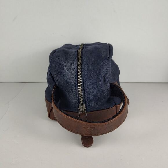 Bird dogs Athletics Dopp Bag Navy Blue Zipper Strap Toiletries Bag - Picture 2 of 10